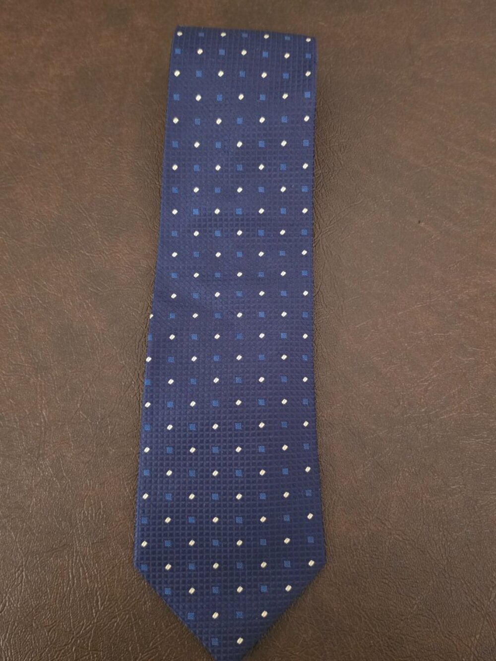 The Peterborough Row Silk Tie from Bloomingdale's in Dark Navy/Blue